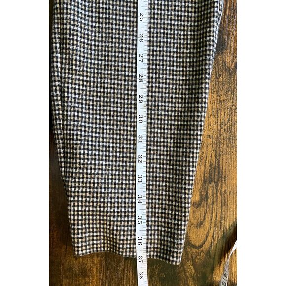 J. Jill check plaid pull on slim leg cut ponte pants - Picture 9 of 10